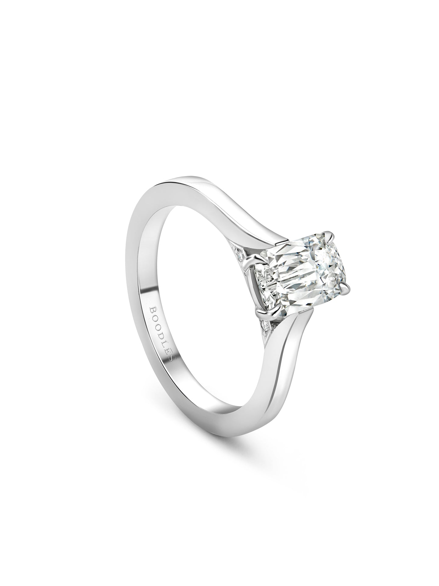 Ashoka Platinum Diamond Engagement Ring Boodles