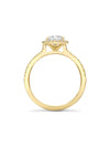 Vintage Pear Yellow Gold Diamond Engagement Ring