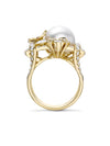 Secret Garden Pearl Yellow Gold Ring