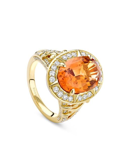 A Family Journey Serengeti Topaz Yellow Gold Ring