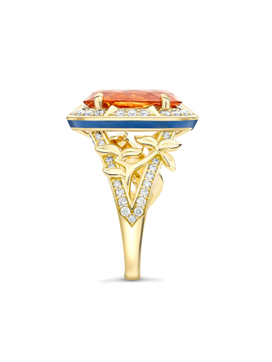 A Family Journey Serengeti Topaz Yellow Gold Ring