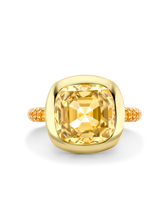 A Family Journey Prague Florentine Topaz Yellow Gold Ring