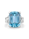 A Family Journey Geneva Aquamarine Platinum Ring