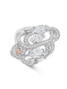 Secret Garden Platinum Marquise Diamond Ring