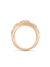 Beach Diamond Rose Gold Ring