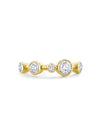 Raindance Large Half-Hoop Yellow Gold Diamond Ring