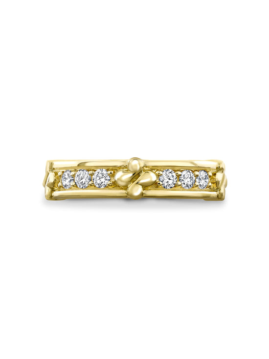 Be Boodles Yellow Gold Diamond Wedding Ring