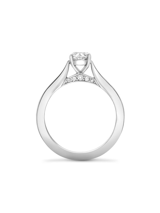 Ashoka Platinum Diamond Engagement Ring