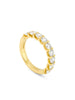 Classic Evermore Half Hoop Yellow Gold Eternity Ring 1 Carat