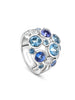 Raindance Large Watercolour Platinum Ring