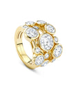 Raindance Yellow Gold Diamond Mega Ring