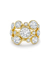 Raindance Yellow Gold Diamond Mega Ring