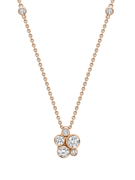 Raindance Rose Gold Cluster Pendant