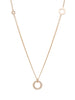 Roulette Long Mini Rose Gold Necklace