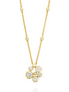 Raindance Yellow Gold Large Diamond Cluster Pendant