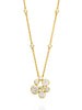 Raindance Yellow Gold Large Diamond Cluster Pendant