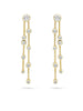 Raindance Long Yellow Gold Diamond Earrings