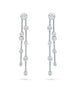 Raindance Long Platinum Diamond Earrings