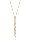 Raindance Double Drop Yellow Gold Diamond Pendant