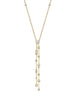 Raindance Double Drop Yellow Gold Diamond Pendant