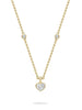 Classic Heart Yellow Gold Diamond Pendant