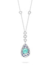 A Family Journey St. Tropez Paraiba Platinum Pendant