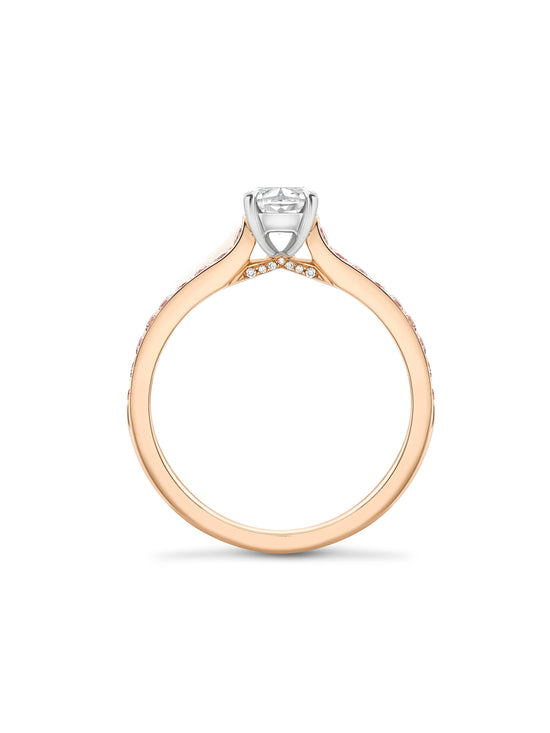 Harmony Ashoka Rose Gold Diamond Engagement Ring | Boodles