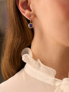 Florentine Dolce Vita Cushion Tanzanite Earrings