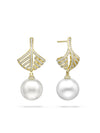 A Family Journey Copenhagen Pearl Yellow Gold Earrings