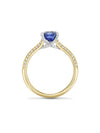 Petal Ashoka Sapphire Yellow Gold Engagement Ring