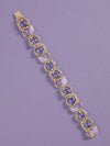 A Family Journey Provence Tanzanite Yellow Gold Bracelet