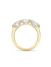 Classic Trilogy Ashoka Diamond Yellow Gold Eternity Ring