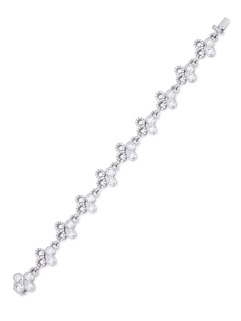 Be Boodles Mega Platinum Diamond Bracelet