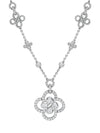 Be Boodles Long White Gold Large Diamond Necklace