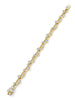 Raindance Two-Row Yellow Gold Diamond Bracelet