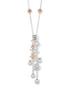 Secret Garden Platinum Rose Gold Diamond Pendant