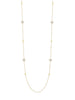 Be Boodles Long Yellow Gold Diamond Necklace