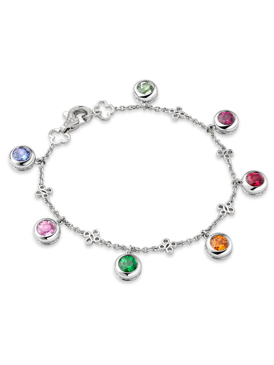 Beach Rainbow Platinum Bracelet | Boodles