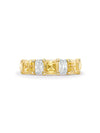 Classic Yellow and White Diamond Eternity Ring