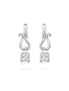 Florentine Ashoka Platinum Diamond Earrings