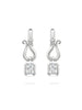 Florentine Ashoka Platinum Diamond Earrings