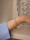 Be Boodles Large Yellow Gold Diamond Bracelet