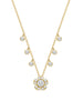 Secret Garden Medium Yellow Gold Diamond Pendant