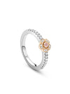 Secret Garden Pink Diamond Flower Ring