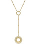 Circus Small Yellow Gold Diamond Pendant