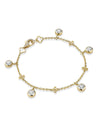 Beach Medium Yellow Gold Diamond Bracelet