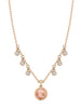 Beach Morganite and Diamond Rose Gold Pendant