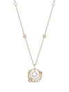 Secret Garden Pearl Yellow Gold Pendant | Boodles