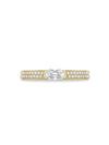 Classic Ashoka Diamond Yellow Gold Wedding Band