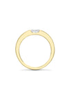 Classic Ashoka Diamond Yellow Gold Wedding Band